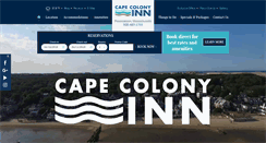 Desktop Screenshot of capecolonyinn.com